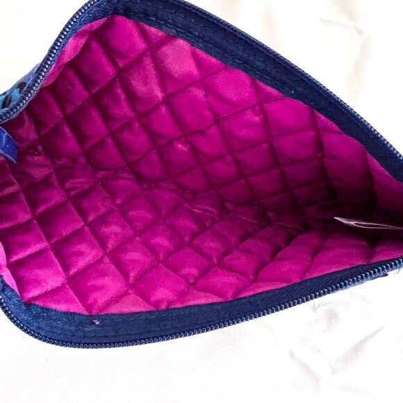 Vera Bradley All Wrapped Up Jewelry Organizer Travel Roll and Padded zip case - Picture 11 of 15